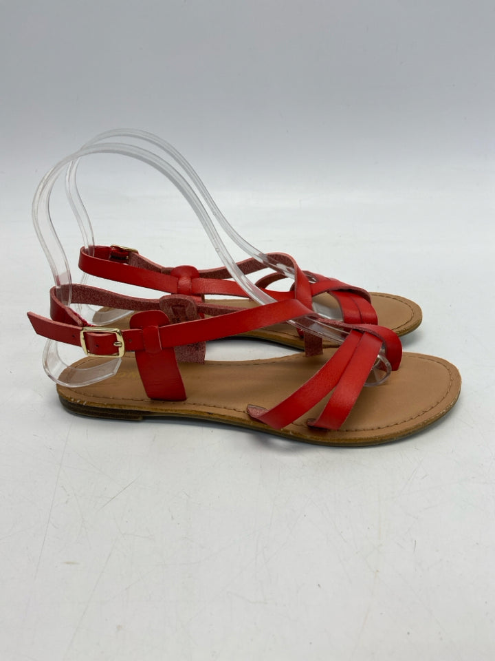 Old Navy  Size 6 Dark Coral Sandals
