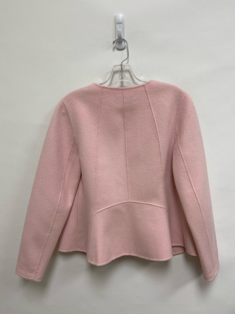 Talbots Size M Pink Drape Wool Blend Ladies Jacket