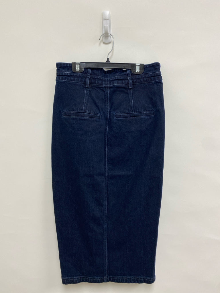 Pilcro Size 10 Dark Blue Denim Ladies Skirt