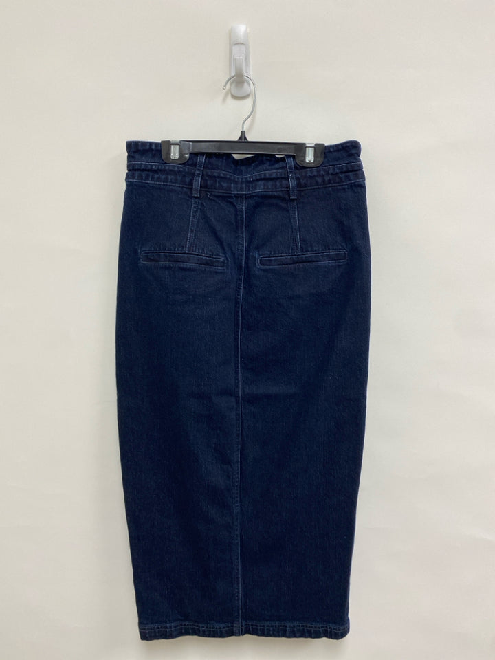 Pilcro Size 10 Dark Blue Denim Ladies Skirt