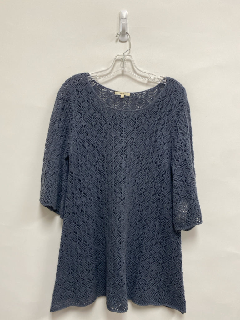 Easel Size S Gray Crochet Ladies Dress