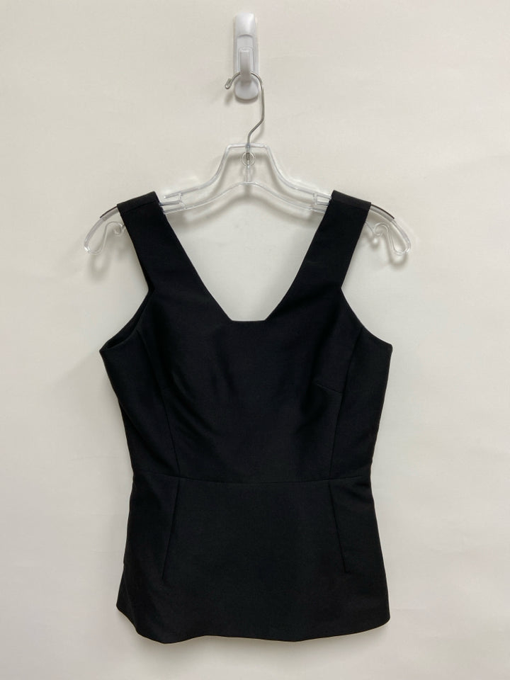 NWT Kate Spade Size 2 Black Sleeveless Ladies Top