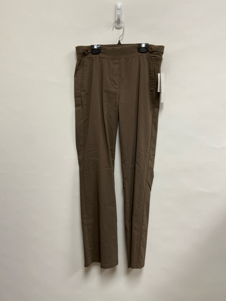 NWT 89th+MADISON Size M Brown Ladies Pants