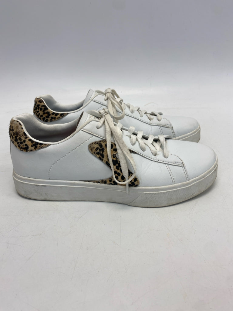 Skechers US Shoe Size 10 White Brown/Blk Lace-up Sneakers