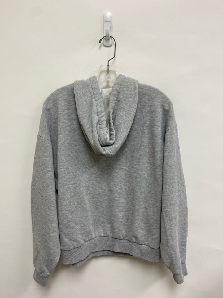 alo Size L Gray Hooded Ladies Sweatshirt