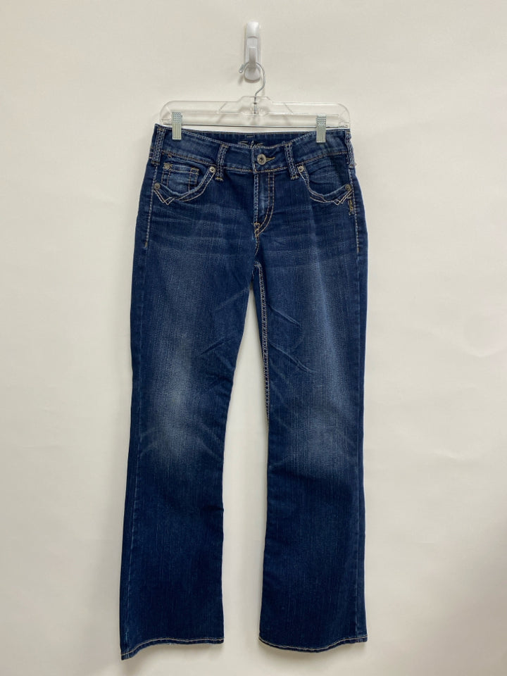 Silver Jeans Size 6 Dark Blue Ladies Jeans