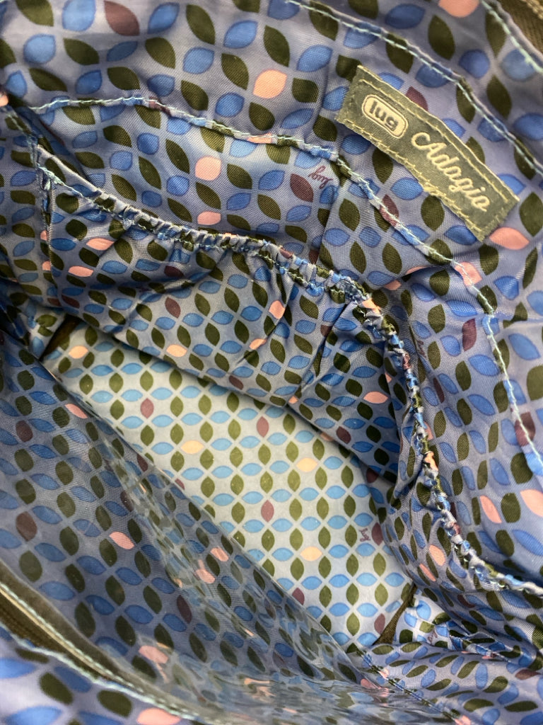 Lug Black Blue Nylon Crossbody