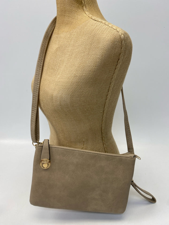 Jen &amp; Co Taupe Crossbody