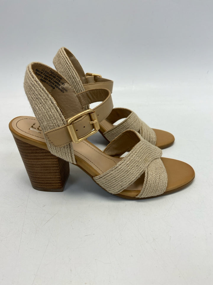 LUCCA  Size 8.5 Natural Sandals