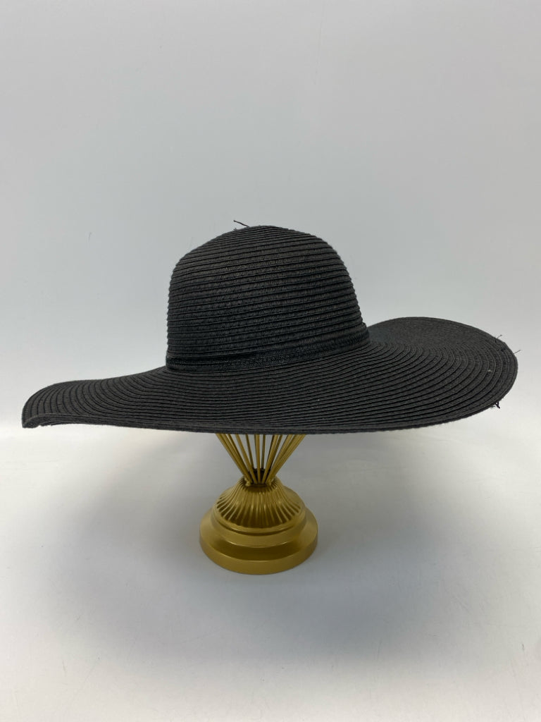 Shade &amp; Shore Black Straw Hat
