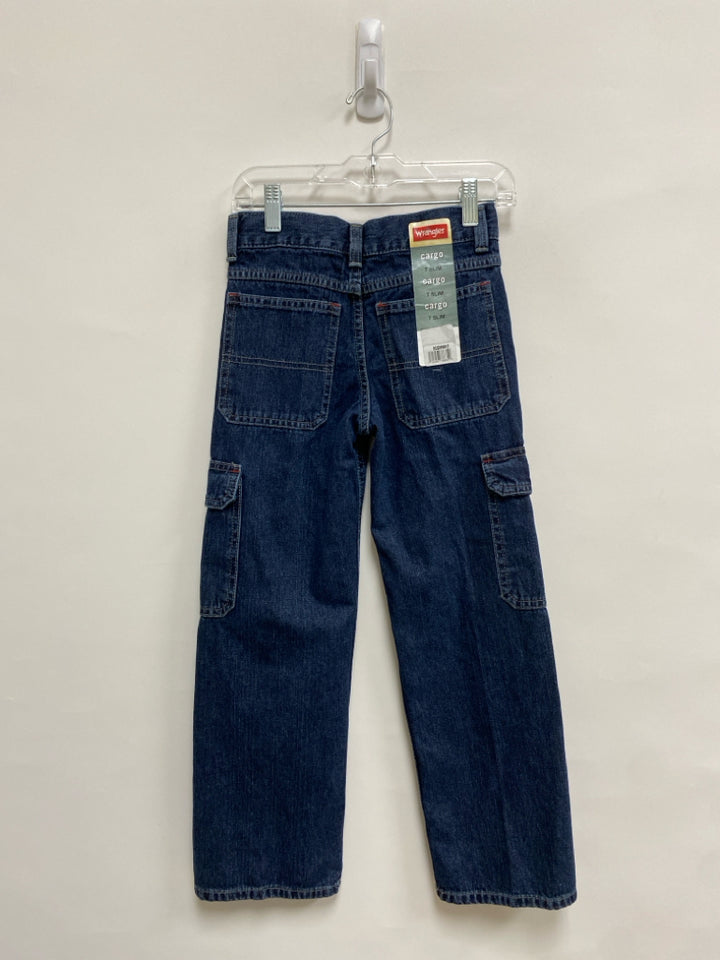 NWT Wrangler SIZE 7 Dark Blue Cargo Boy&