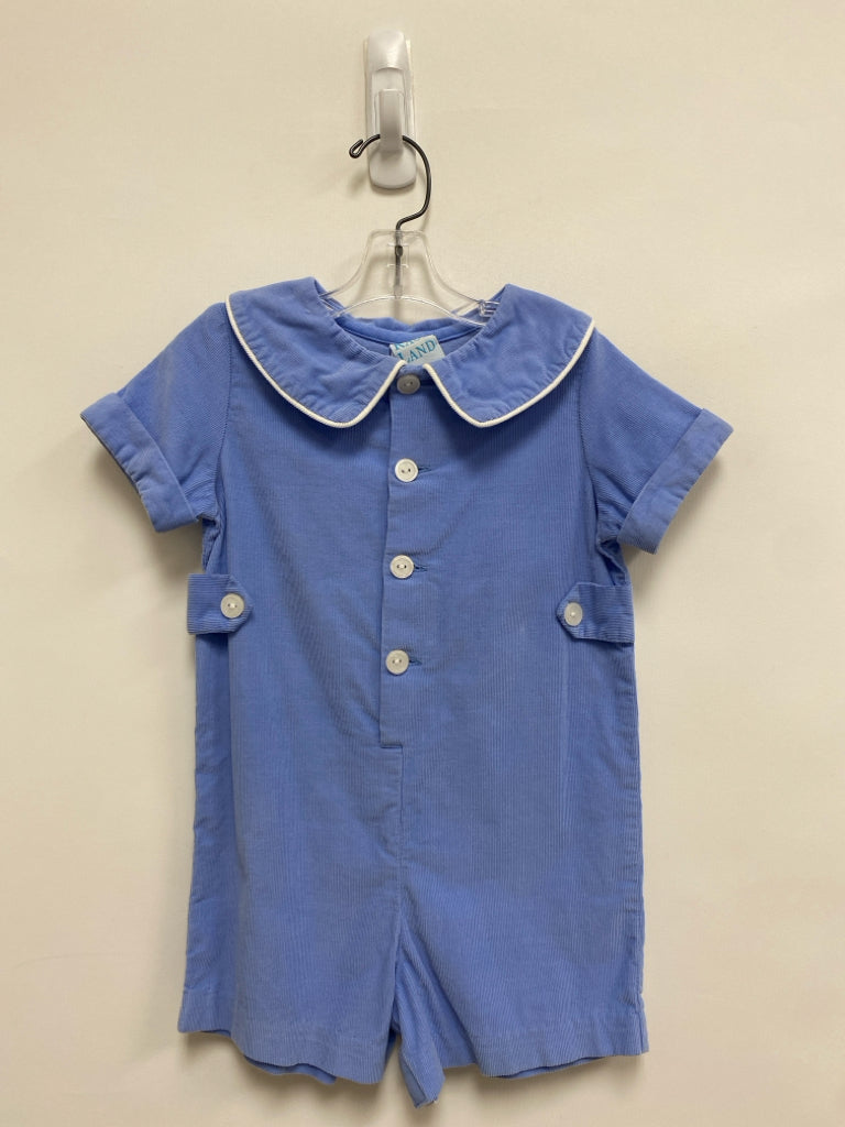 Ragsland SIZE 2 Powder Blue Short Sleeve Corduroy Boy&