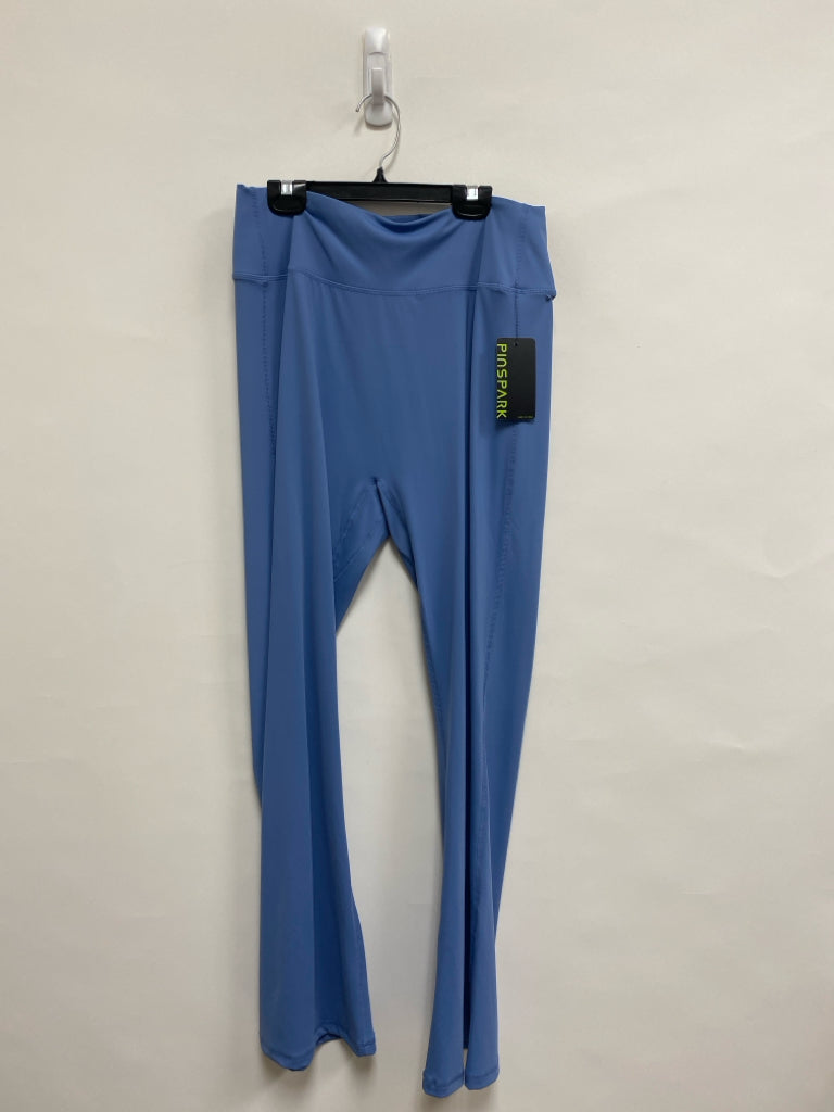 NWT PINSPARK Size XLP Blue Petite Athletic Pants