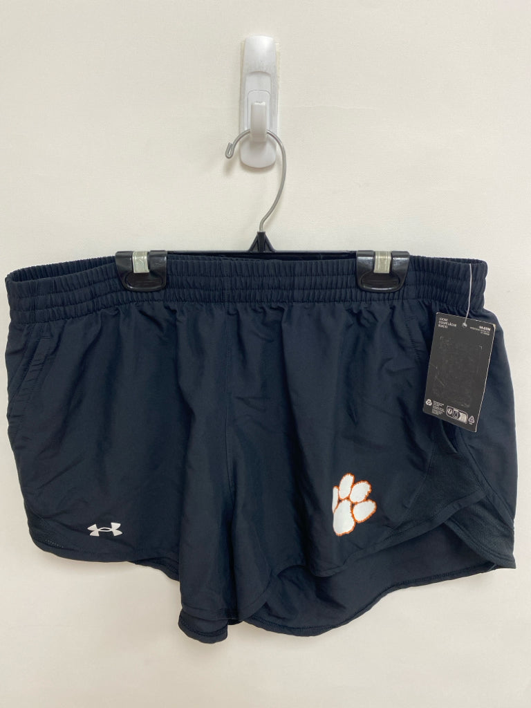 NWT Under Armour Size L Black Pull-on Athletic Shorts