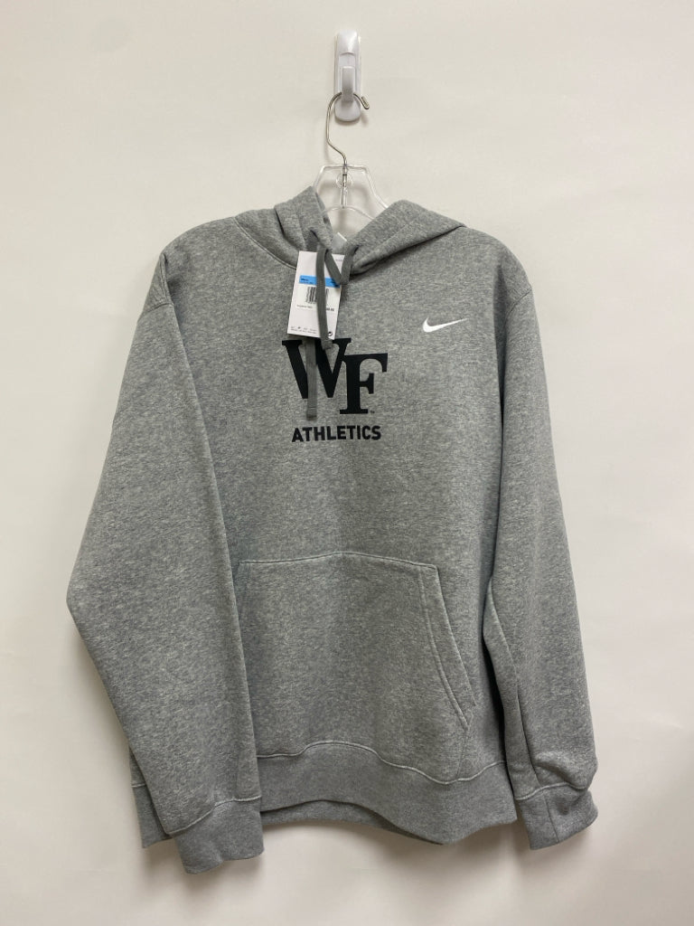 NWT Nike Size M Gray Wake Forest Hooded Men&