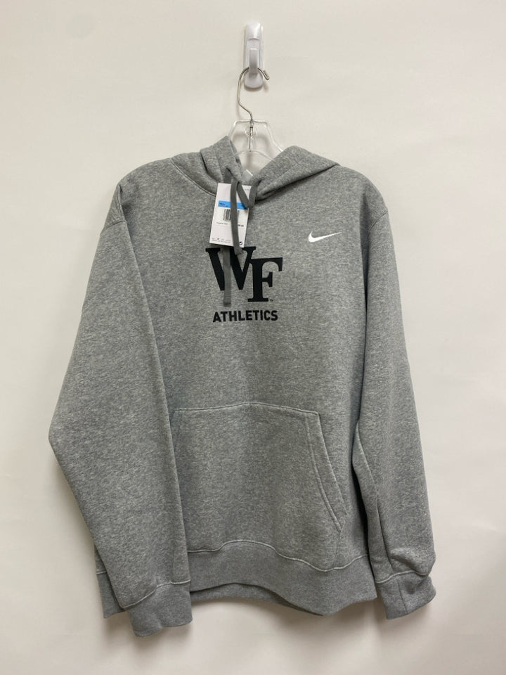 NWT Nike Size M Gray Wake Forest Hooded Men&