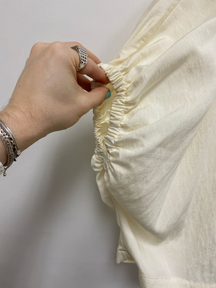 Anthropologie Size S Cream Ladies Top