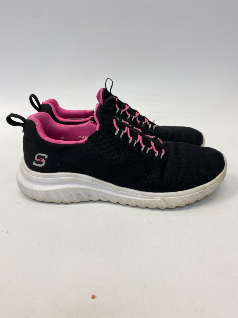 Skechers  Size 5 Black Pink Sneakers