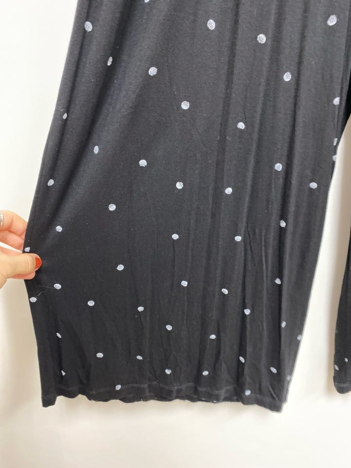 ALEMBIKA Size 4 Black White Polka Dot Wide Leg Ladies Pants