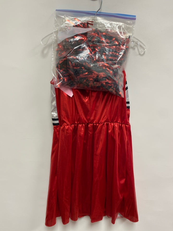 SIZE 7/8 Red White/Black Cheerleader(s) Girl&