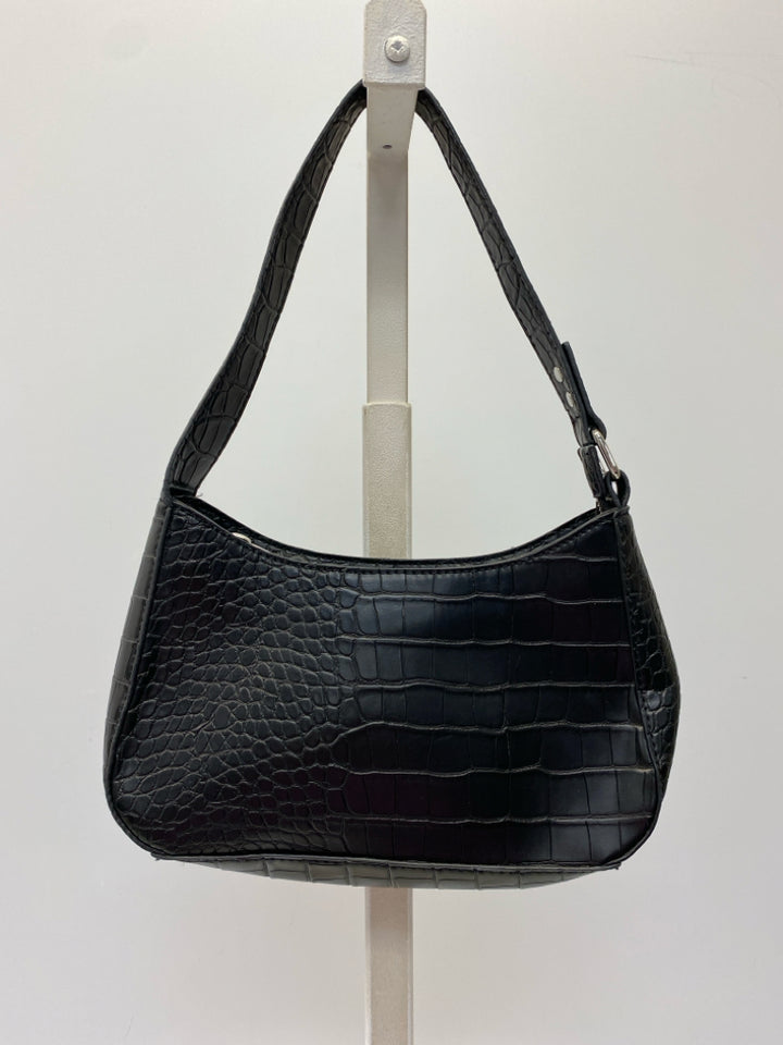 Urban Outfitters Black Embossed Handbag