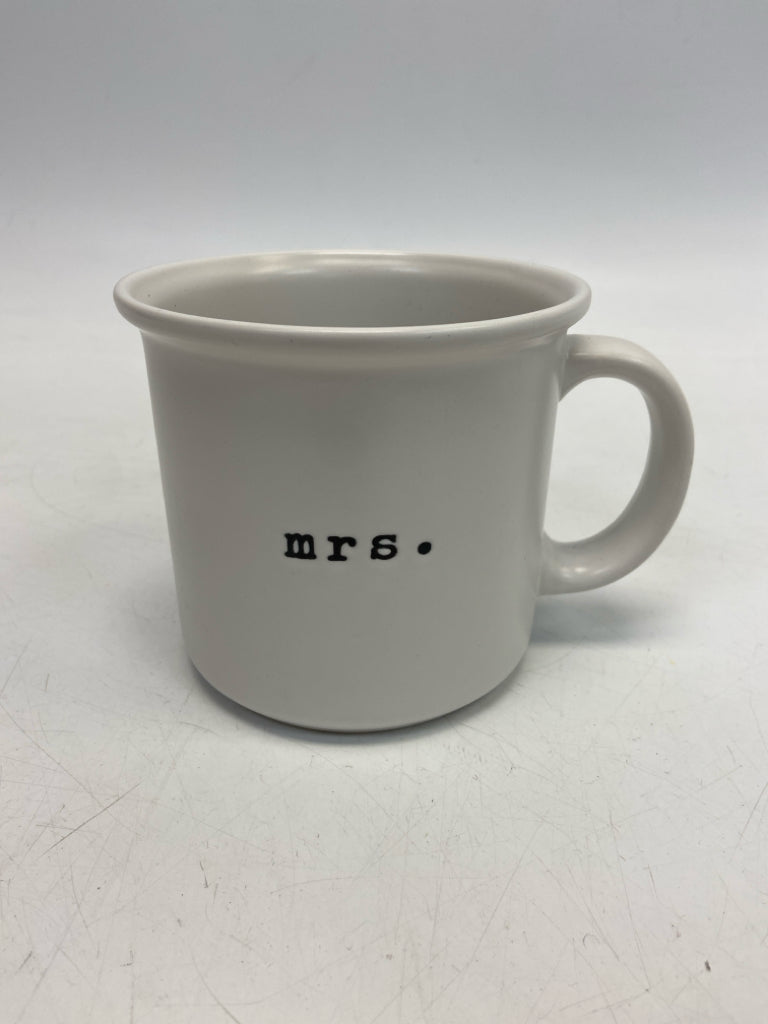 White Words Coffee Mug