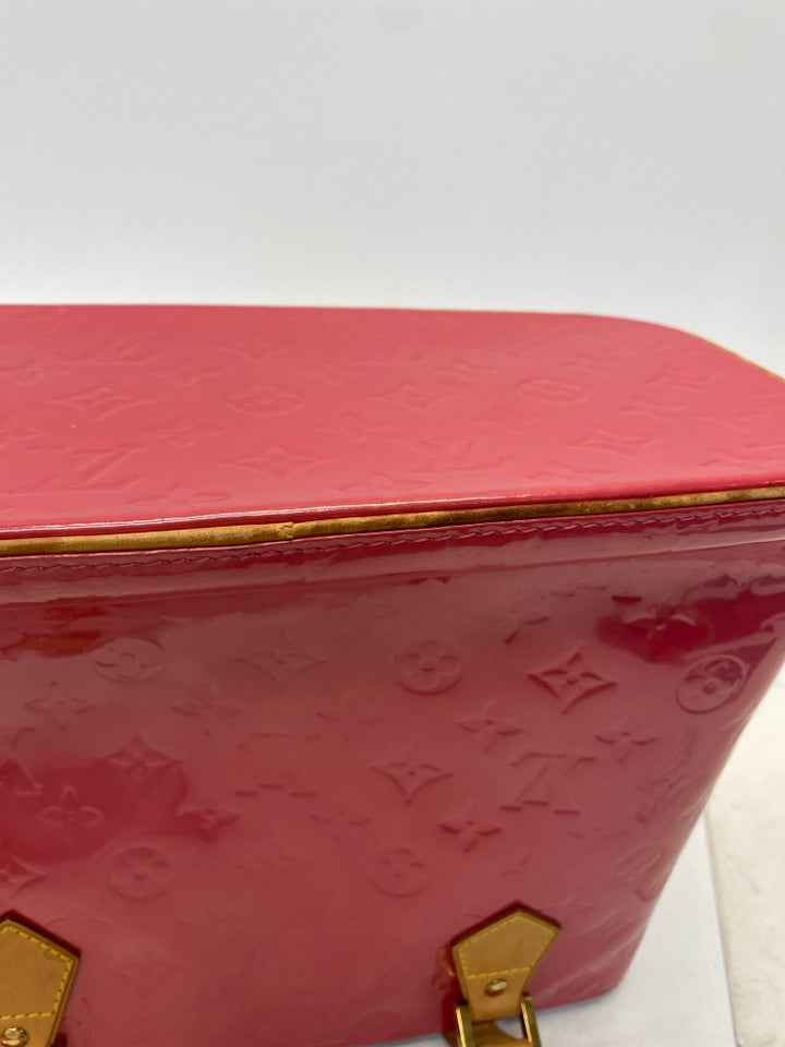 Louis Vuitton Pink Monogram Vernis Patent Tote LM1015