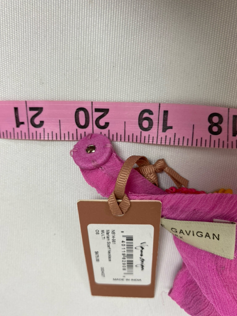 NWT Mignonne Gavigan Pink Multi Color Beaded Necklace