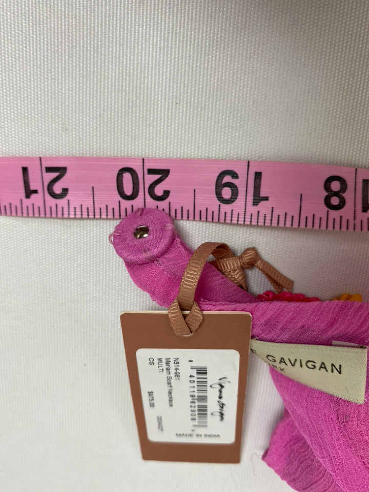 NWT Mignonne Gavigan Pink Multi Color Beaded Necklace
