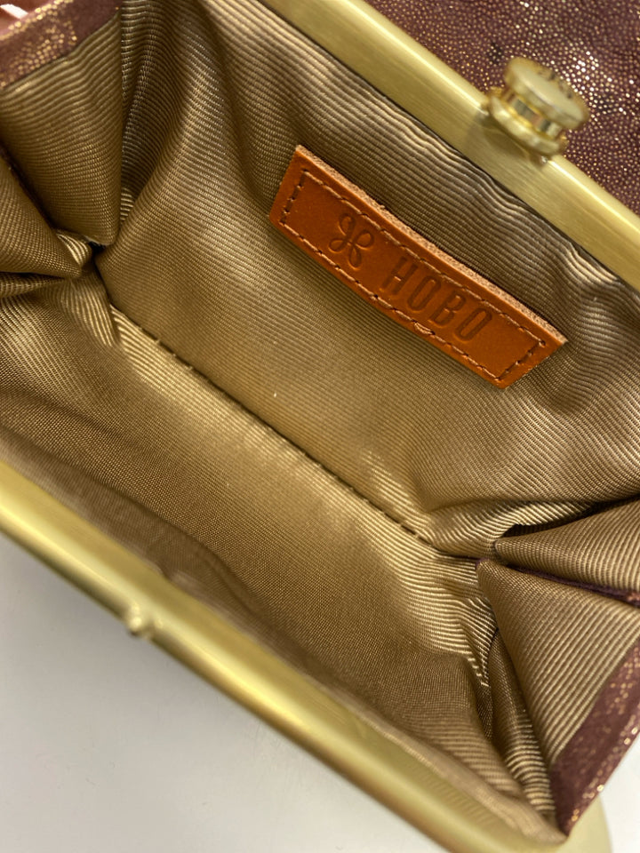 Hobo Mauve Gold Shimmery Wallet