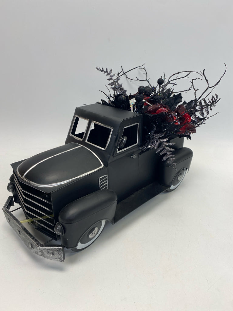 Black Red/Silver Spider Metal Halloween