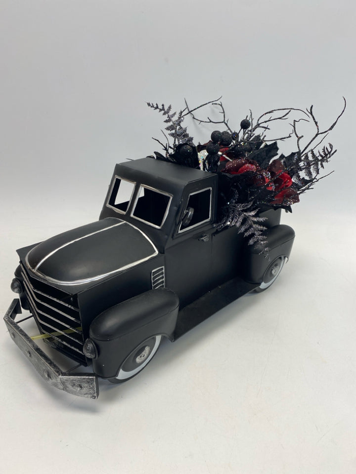 Black Red/Silver Spider Metal Halloween