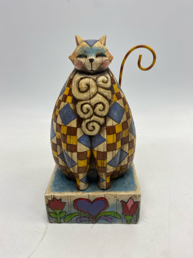 Jim Shore Multi Color Patchwork Figurine