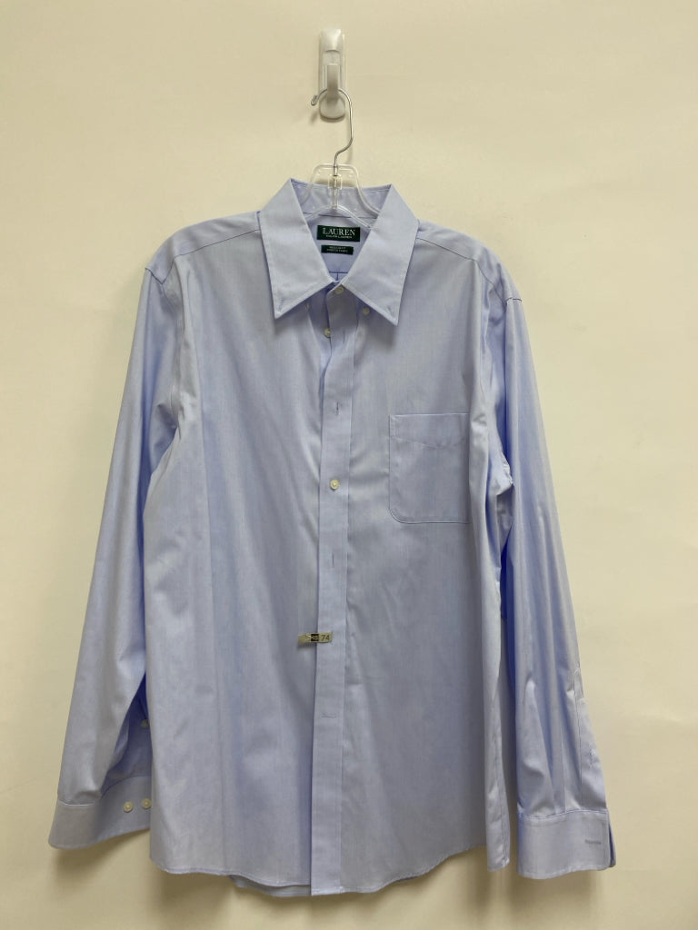 Lauren Ralph Lauren Size L Light Blue Button Up Men&