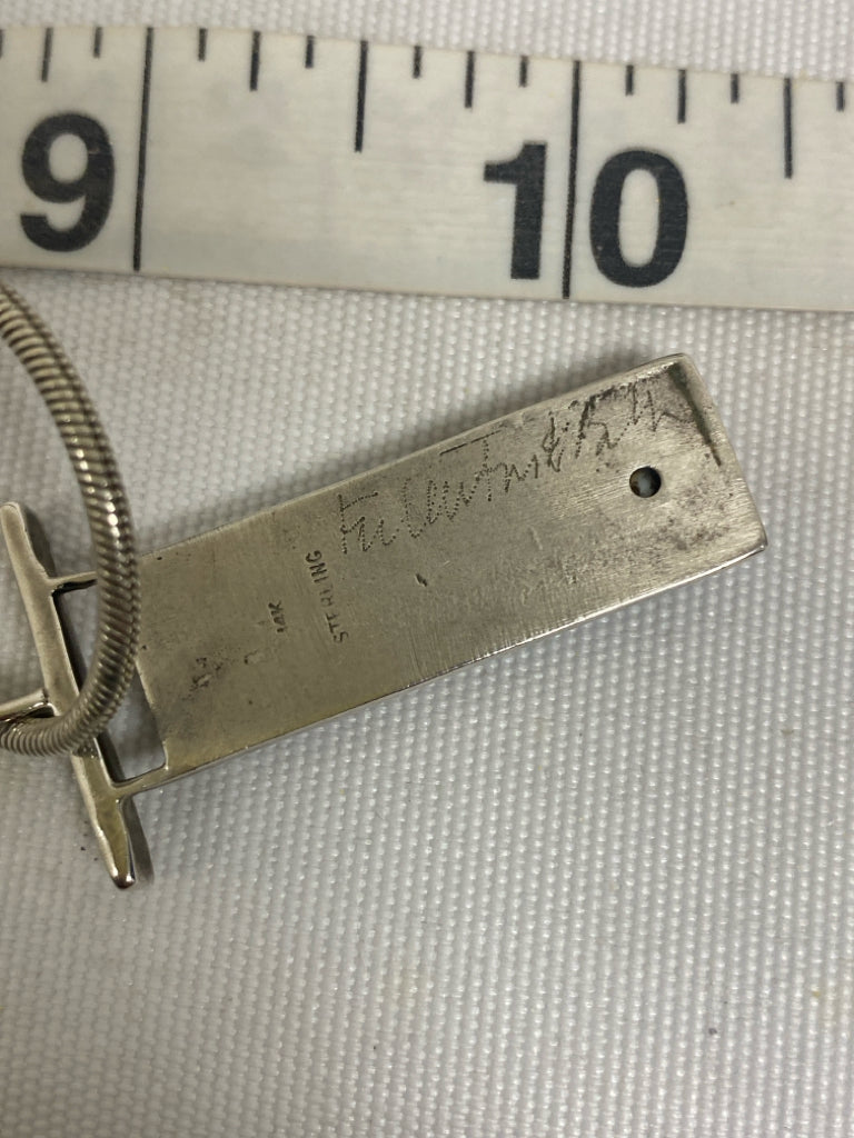 Gold Silver Pearl Necklace