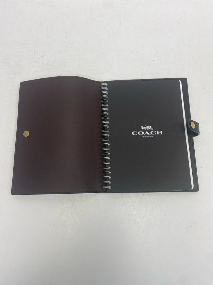 Coach Dark Brown Signature Notebook CZ198