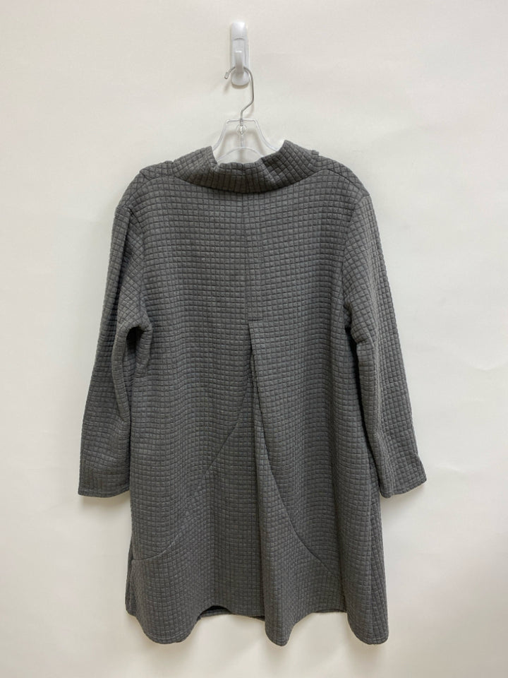 NWT Size 3X Gray Quilted Cowl Neck Plus Size Dress
