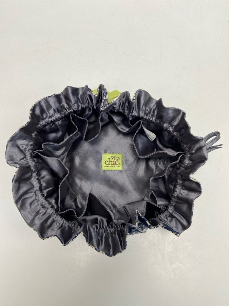 NWT Navy Cream Floral Misc. Accessory