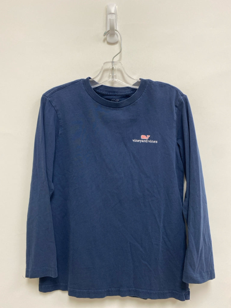Vineyard Vines SIZE 8/10 Navy Long Sleeve Tee Boy&