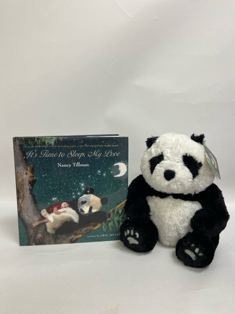 NWT Black White Panda Stuffed Animal
