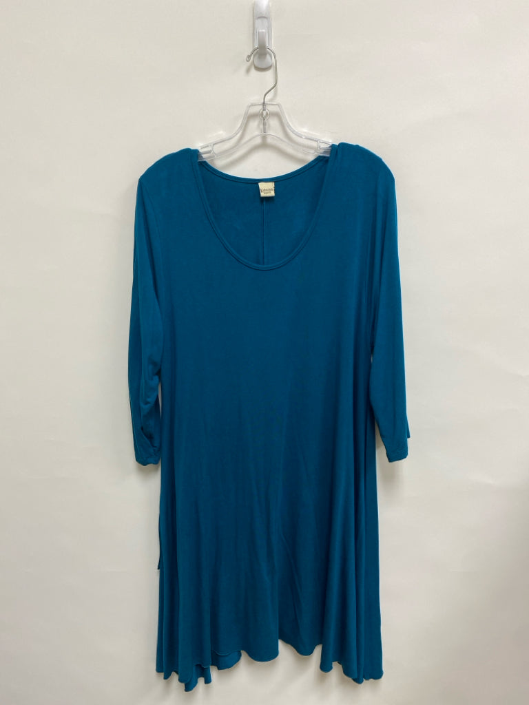 Size L Dark Turquiose Tunic Ladies Dress