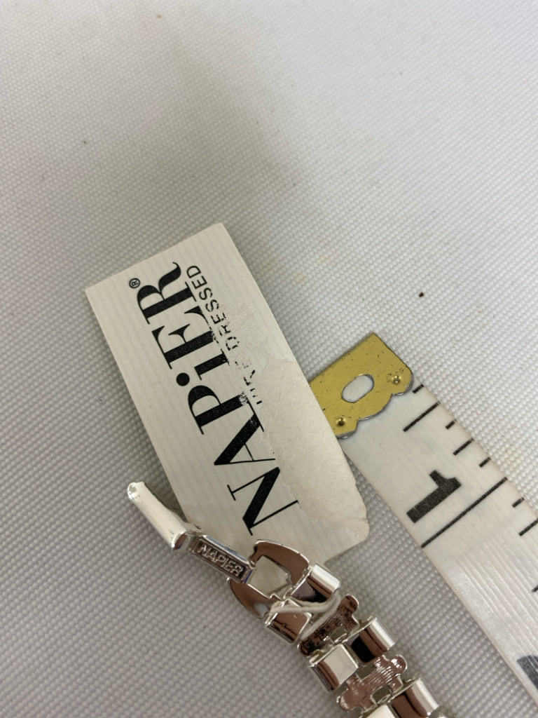 NWT Napier Silver Color Gold Color Necklace