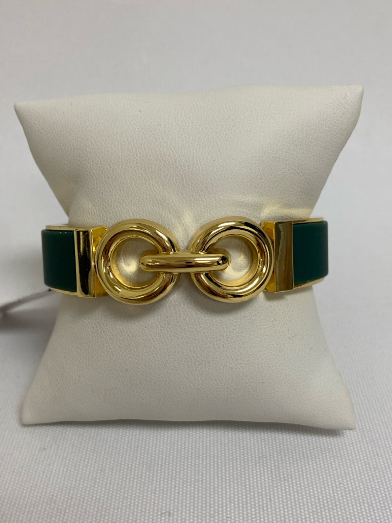 NWT Talbots Gold Color Green Bracelet