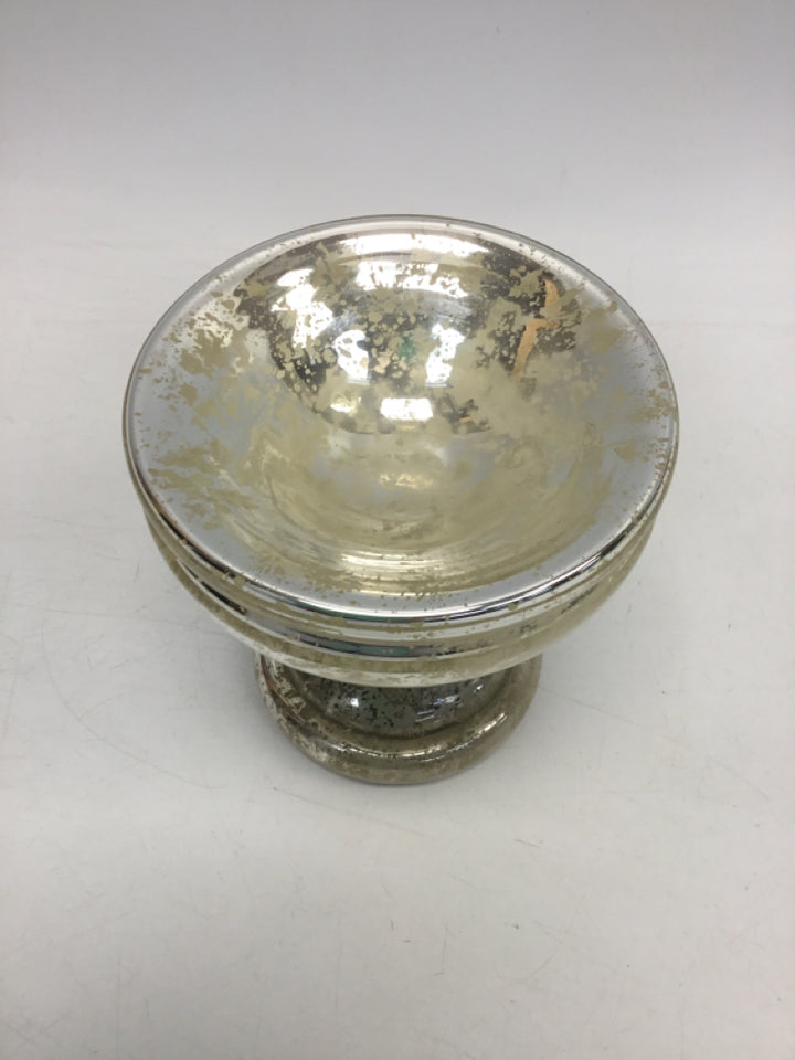 Silver Mercury Glass Candleholder(s)