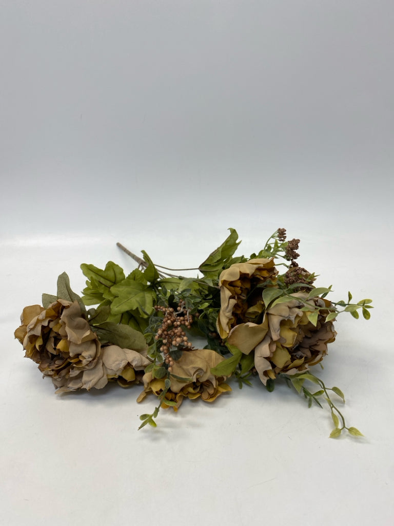 Tan Gold Berries Floral Arrangement