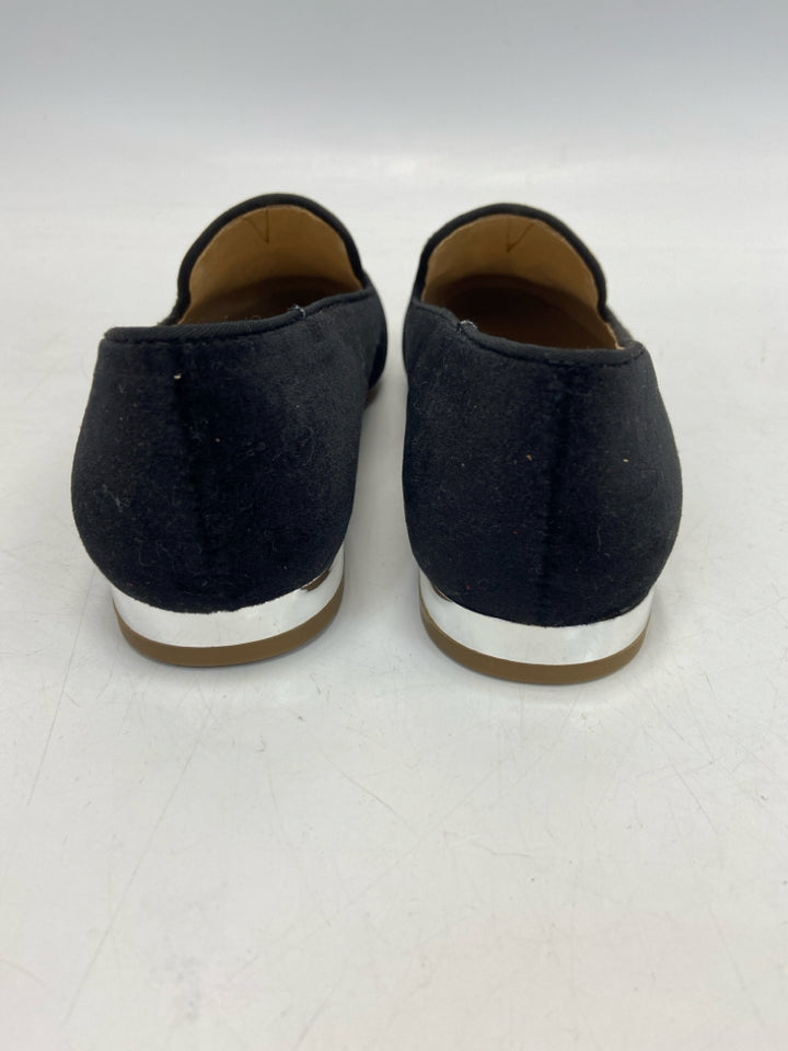 NWOT Talbots US Shoe Size 6.5 Black Gray Bow(s) Flats