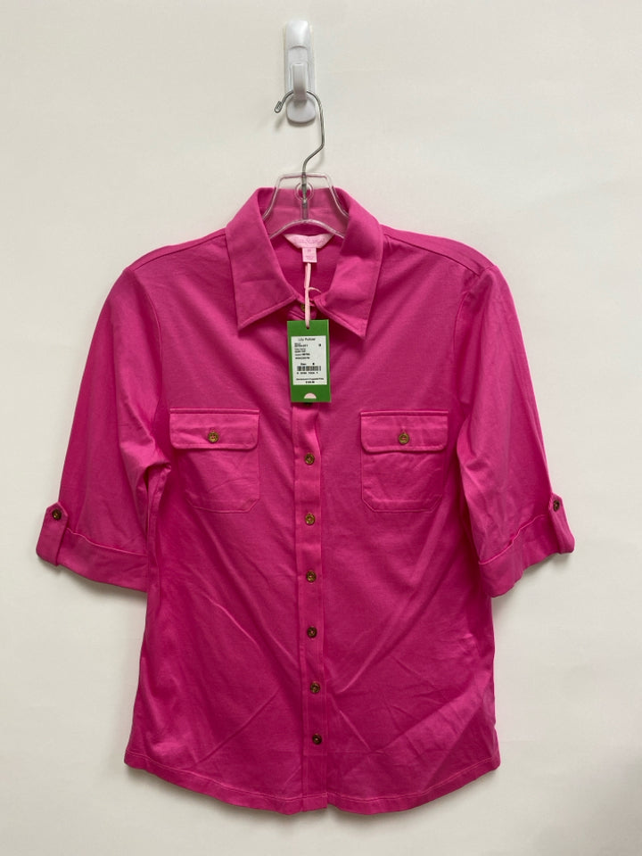 NWT LILLY PULITZER Size M Hot Pink Ladies Top
