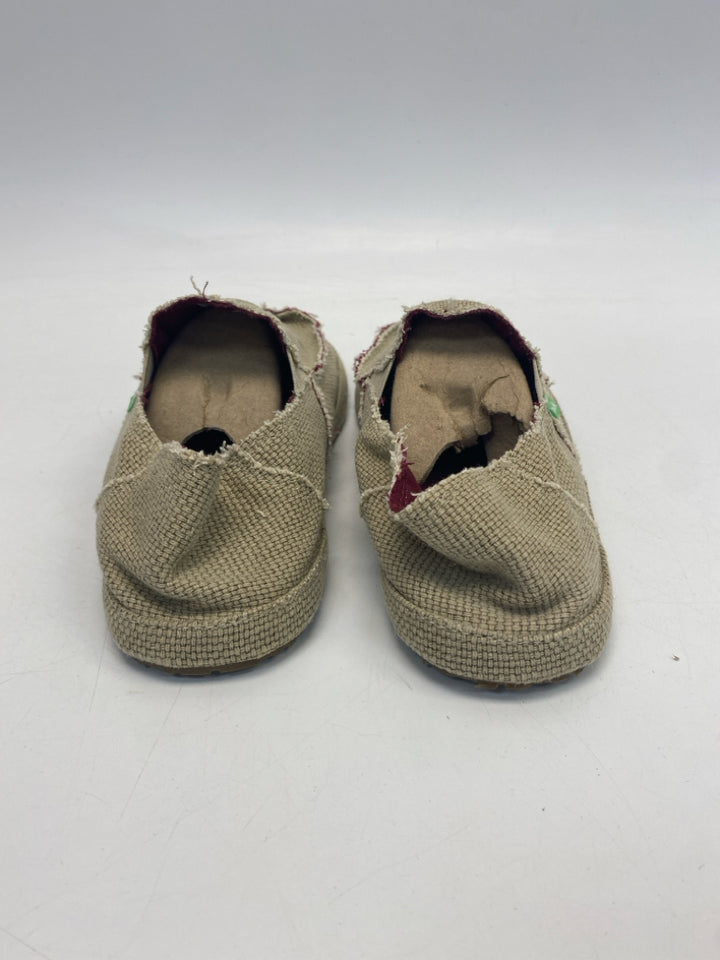 Sanuk Size 9 Cream Men&