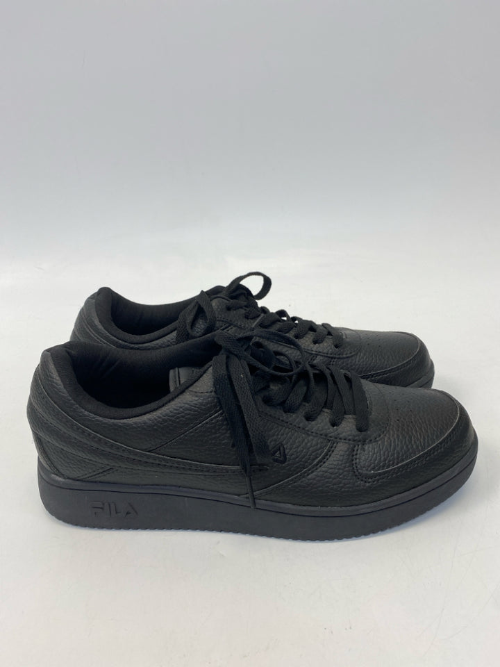 Fila Size 9 Black Lace-Up Men&