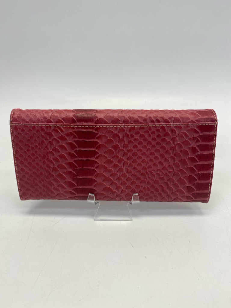 NWT Franco Sarto Pink Snakeprint Wallet